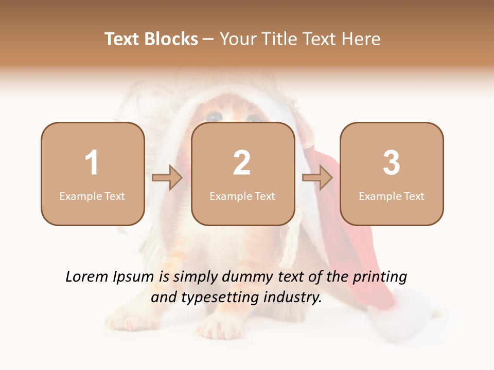 Kitten Mammal Xmas PowerPoint Template