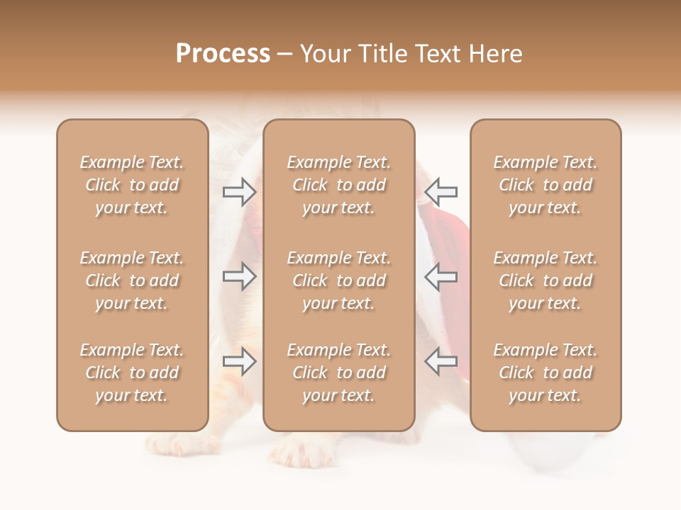 Kitten Mammal Xmas PowerPoint Template