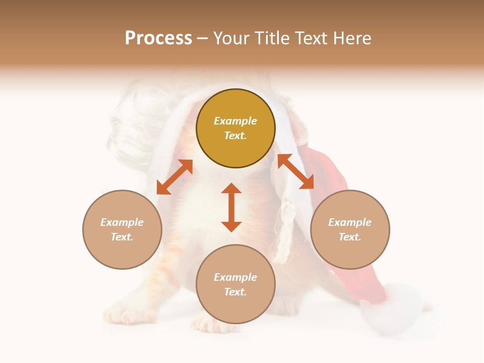 Kitten Mammal Xmas PowerPoint Template