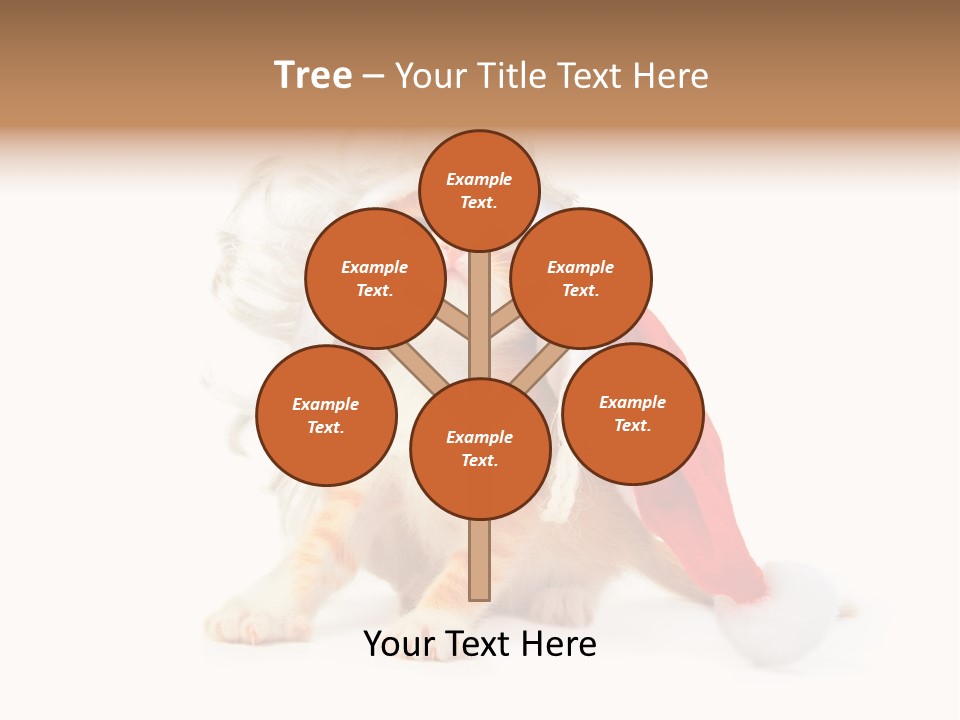 Kitten Mammal Xmas PowerPoint Template