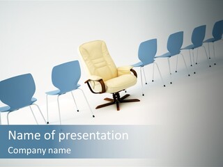 Illustration Work Director PowerPoint Template