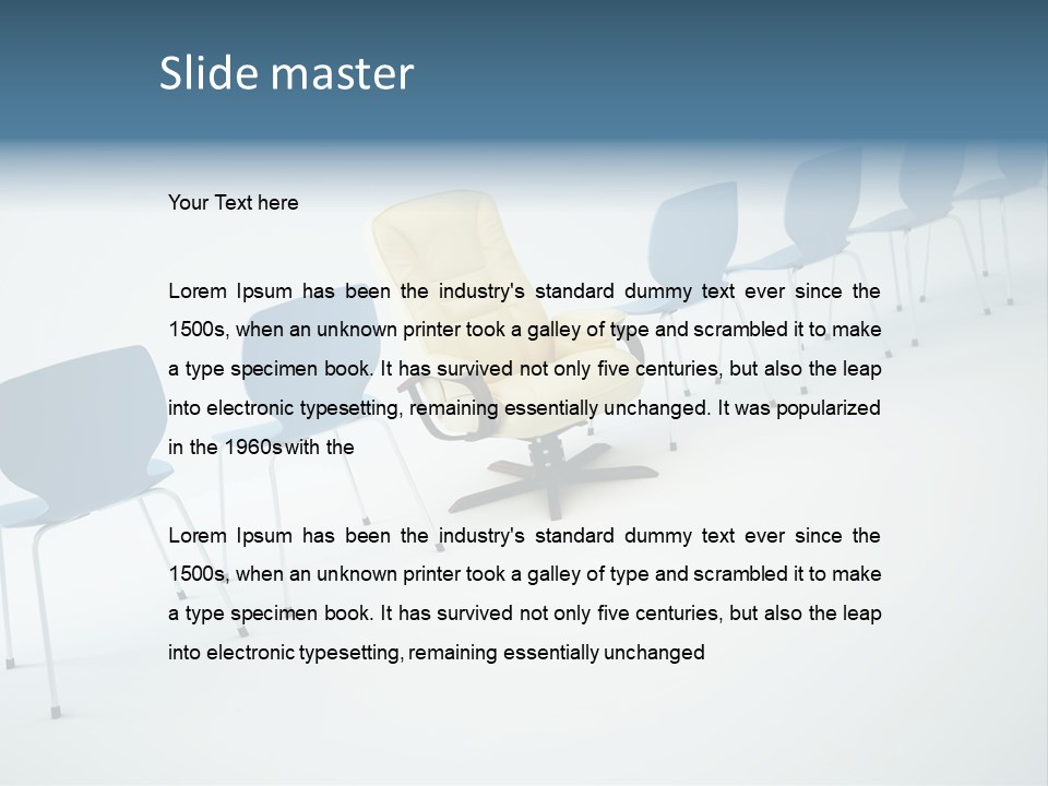 Illustration Work Director PowerPoint Template