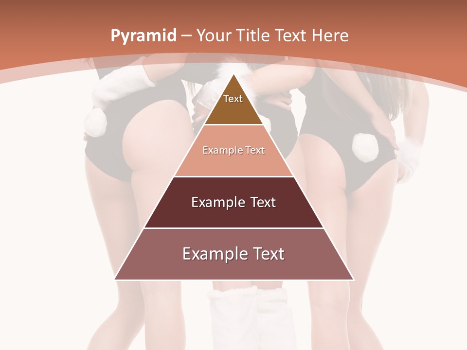 A Group Of Women In Bunny Costumes Powerpoint Template PowerPoint Template