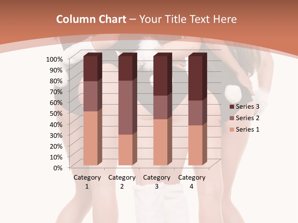 A Group Of Women In Bunny Costumes Powerpoint Template PowerPoint Template