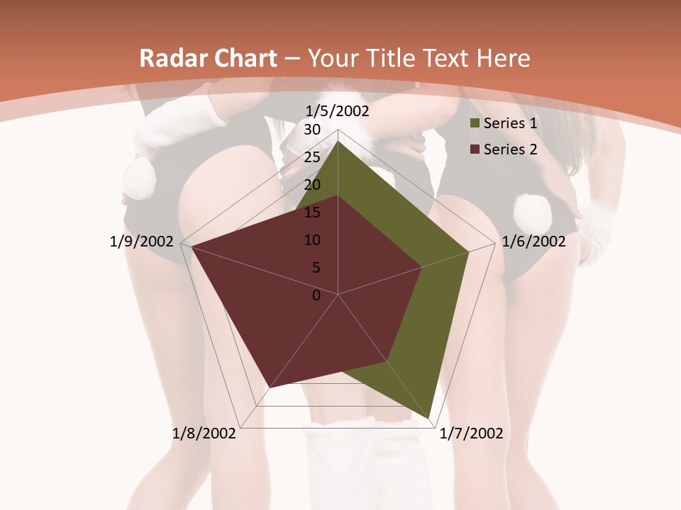 A Group Of Women In Bunny Costumes Powerpoint Template PowerPoint Template