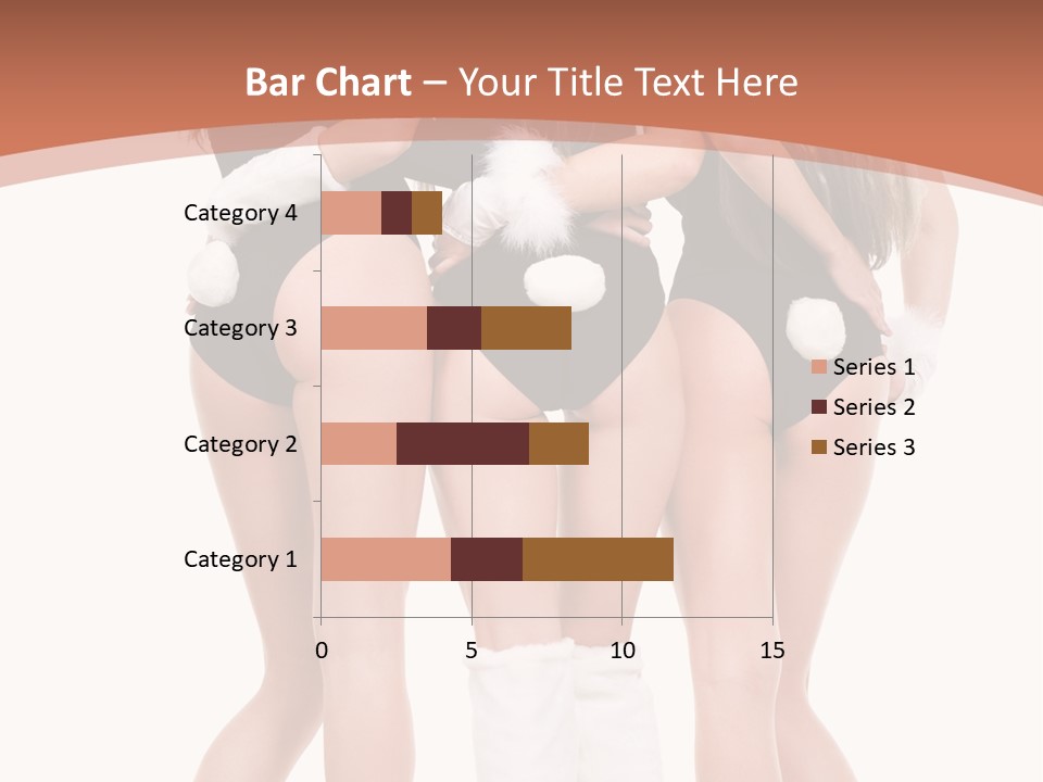 A Group Of Women In Bunny Costumes Powerpoint Template PowerPoint Template