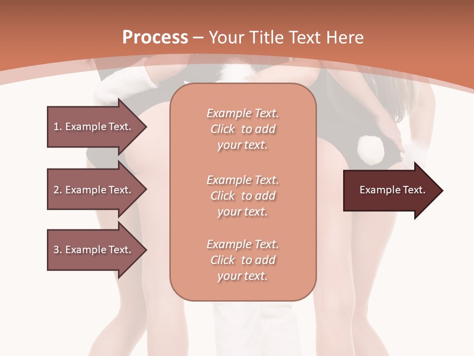 A Group Of Women In Bunny Costumes Powerpoint Template PowerPoint Template