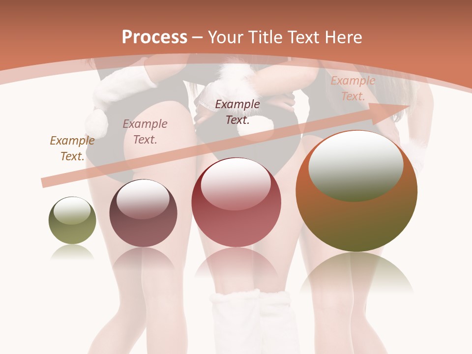 A Group Of Women In Bunny Costumes Powerpoint Template PowerPoint Template