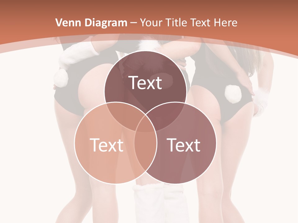 A Group Of Women In Bunny Costumes Powerpoint Template PowerPoint Template