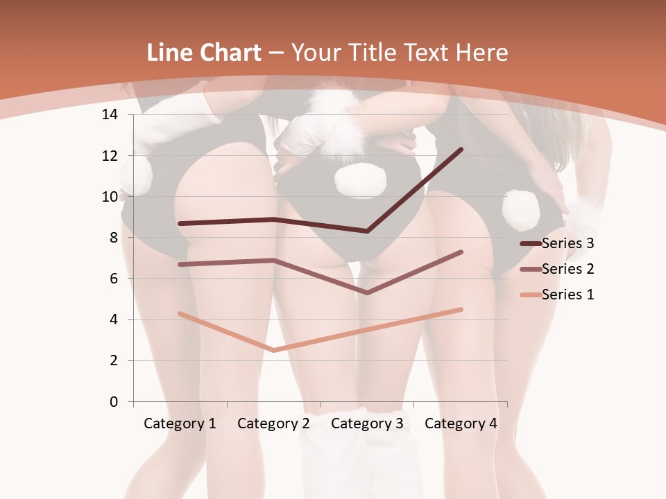 A Group Of Women In Bunny Costumes Powerpoint Template PowerPoint Template