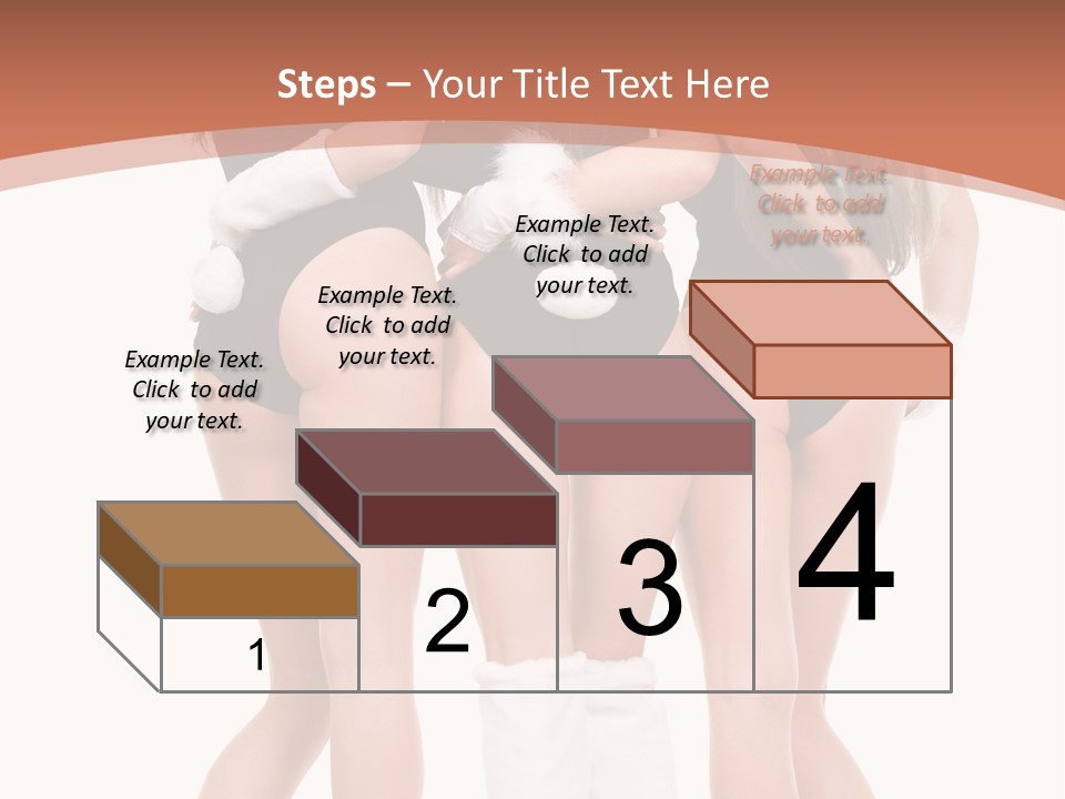 A Group Of Women In Bunny Costumes Powerpoint Template PowerPoint Template