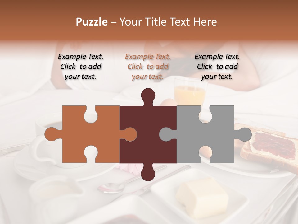 Enjoyment  Bedroom PowerPoint Template