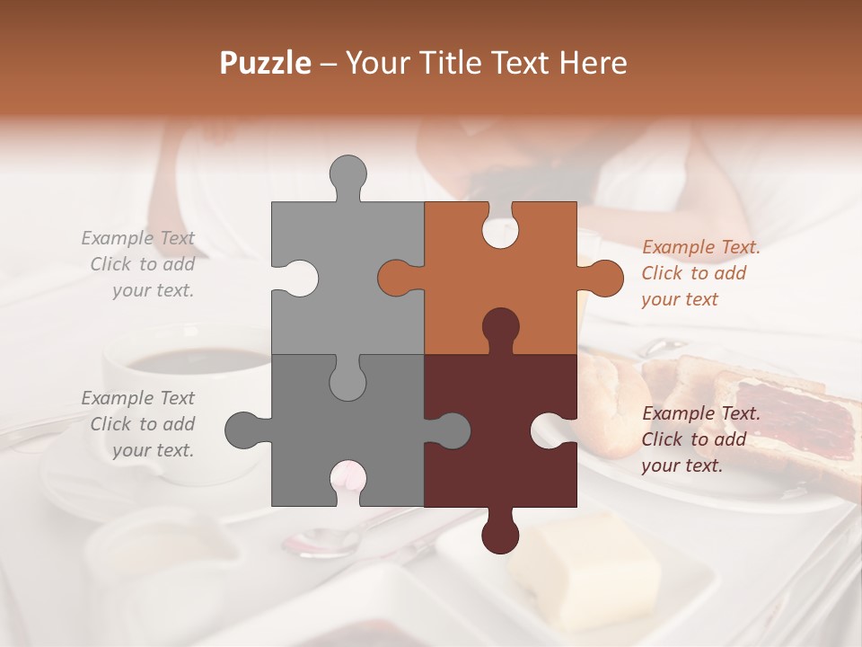 Enjoyment  Bedroom PowerPoint Template