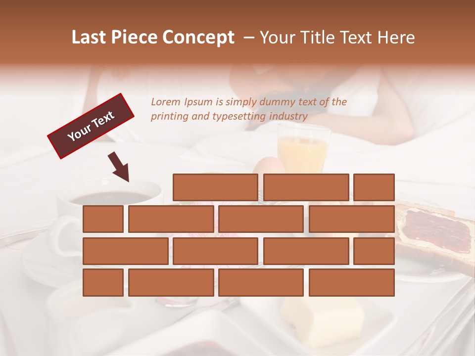 Enjoyment  Bedroom PowerPoint Template