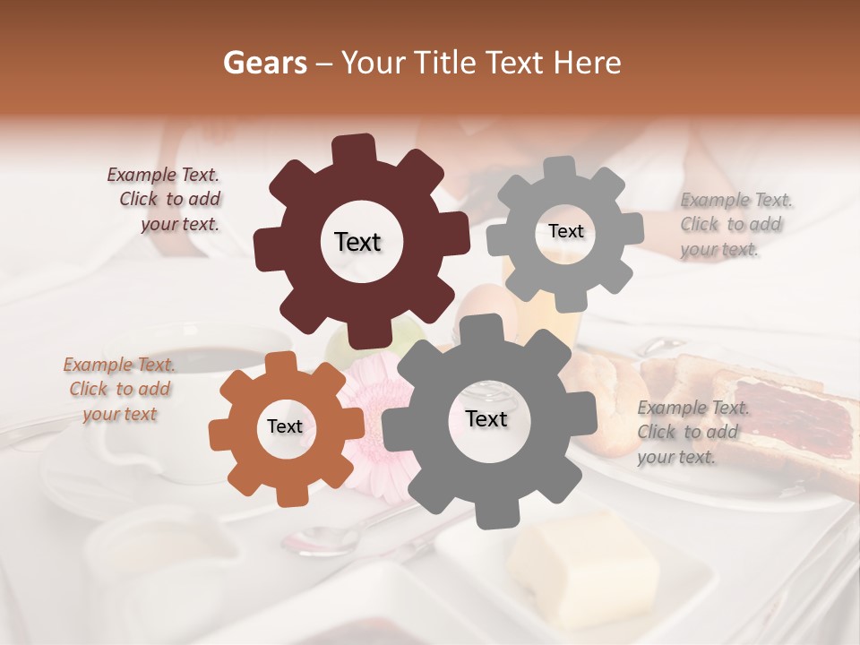 Enjoyment  Bedroom PowerPoint Template