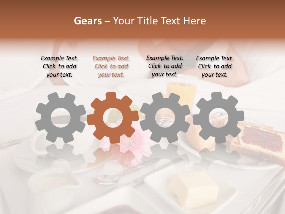 Enjoyment  Bedroom PowerPoint Template