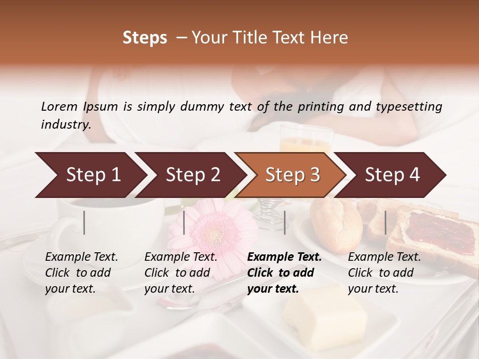 Enjoyment  Bedroom PowerPoint Template