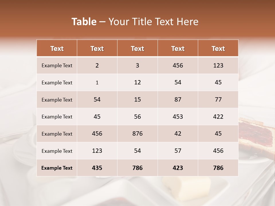 Enjoyment  Bedroom PowerPoint Template