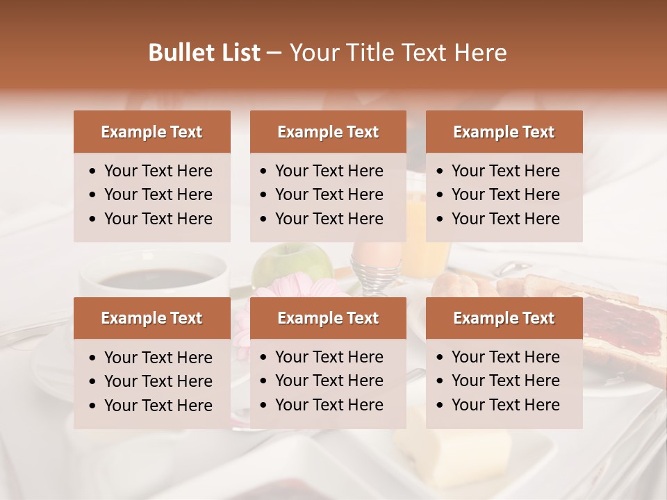 Enjoyment  Bedroom PowerPoint Template