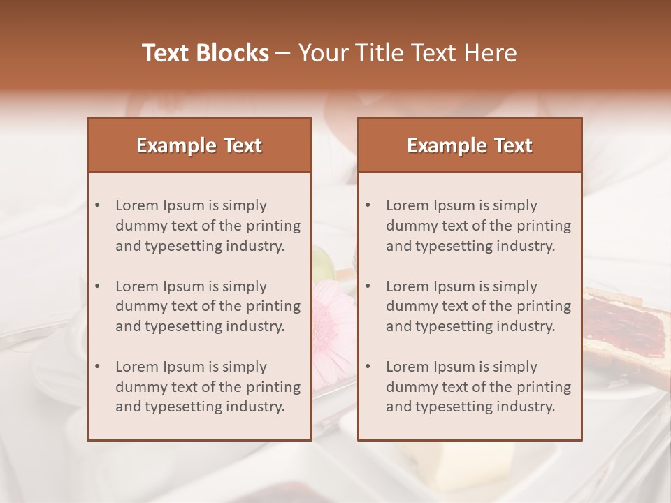Enjoyment  Bedroom PowerPoint Template