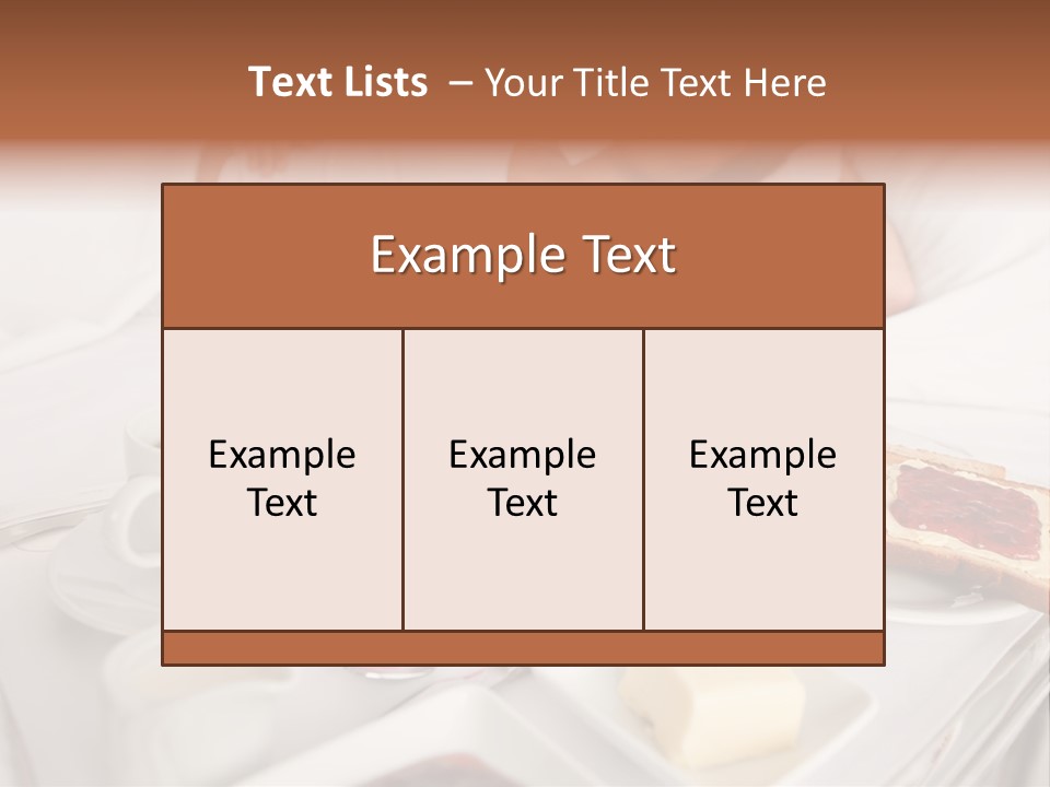 Enjoyment  Bedroom PowerPoint Template