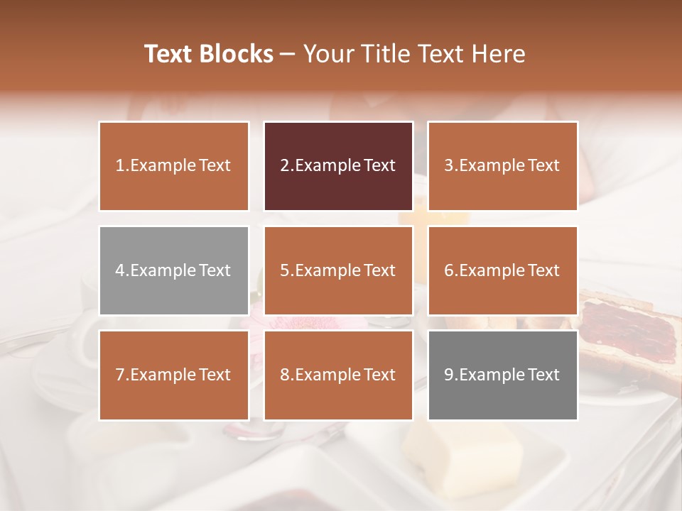 Enjoyment  Bedroom PowerPoint Template