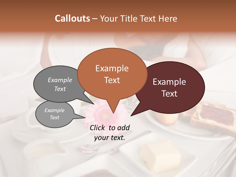 Enjoyment  Bedroom PowerPoint Template