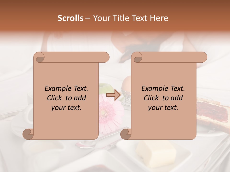 Enjoyment  Bedroom PowerPoint Template