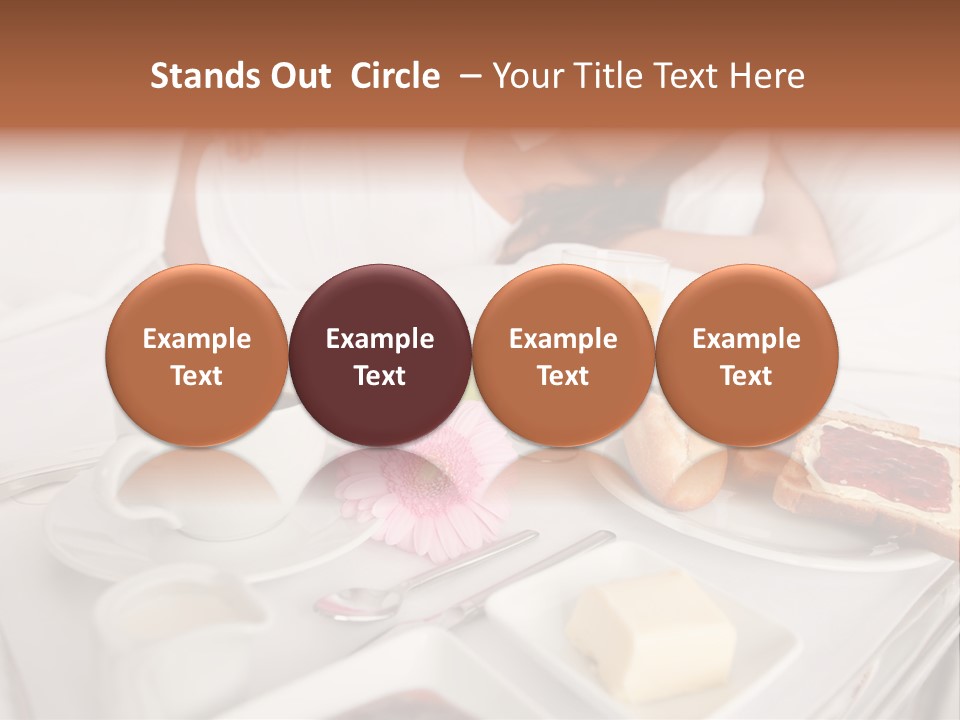 Enjoyment  Bedroom PowerPoint Template