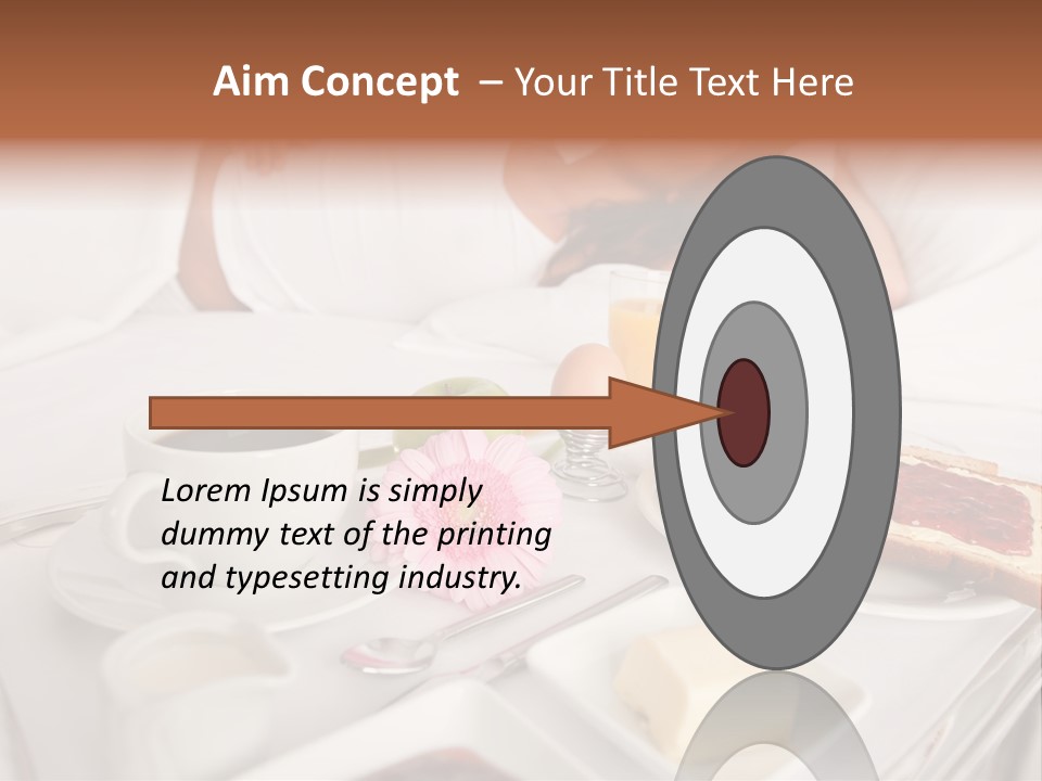 Enjoyment  Bedroom PowerPoint Template