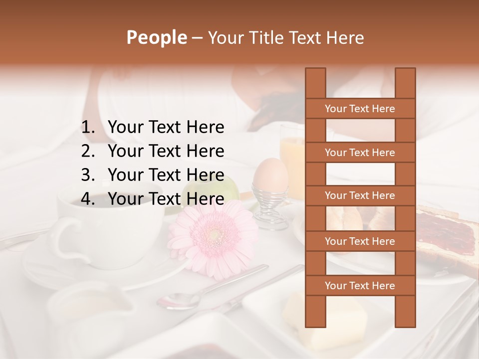 Enjoyment  Bedroom PowerPoint Template