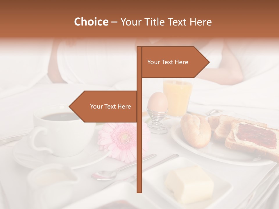 Enjoyment  Bedroom PowerPoint Template