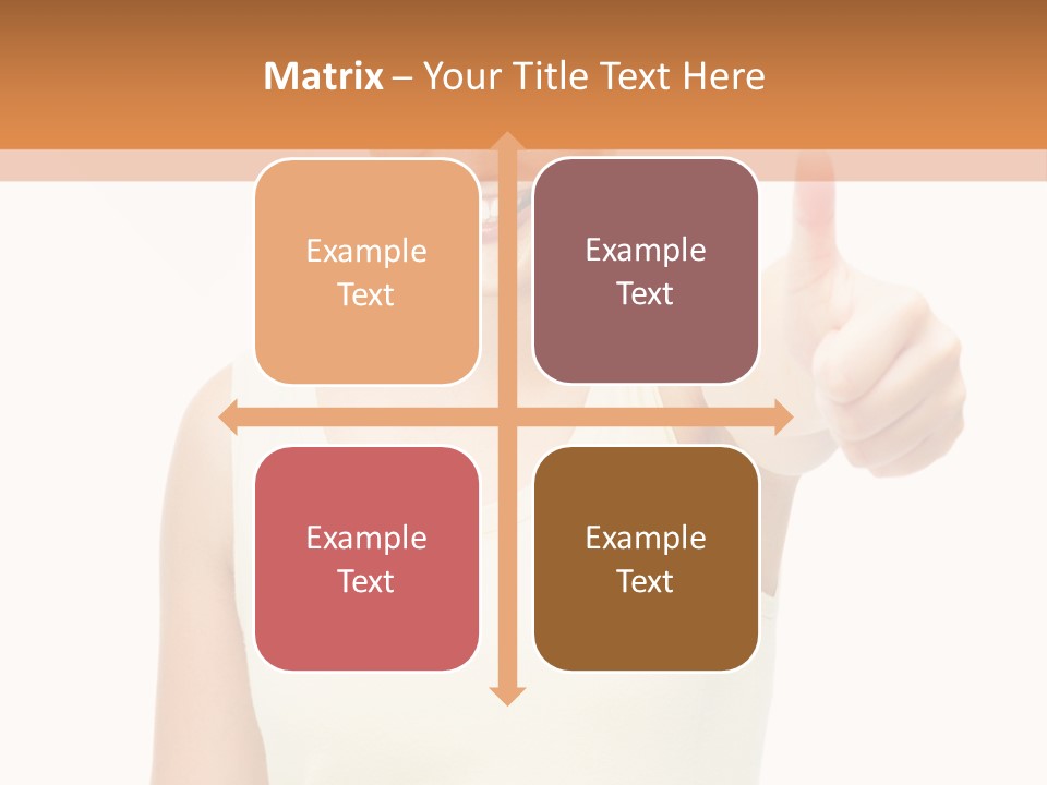 Individual Follow Stand PowerPoint Template