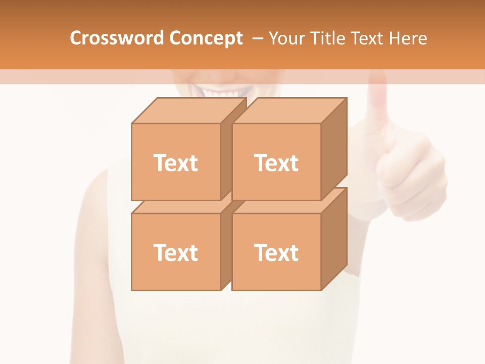 Individual Follow Stand PowerPoint Template