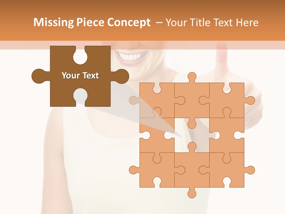 Individual Follow Stand PowerPoint Template