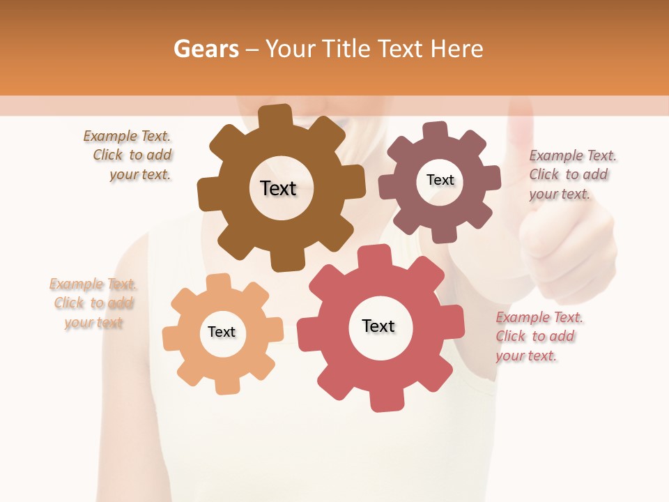 Individual Follow Stand PowerPoint Template