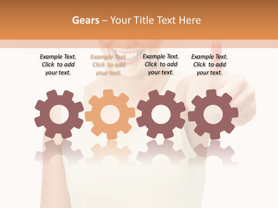 Individual Follow Stand PowerPoint Template