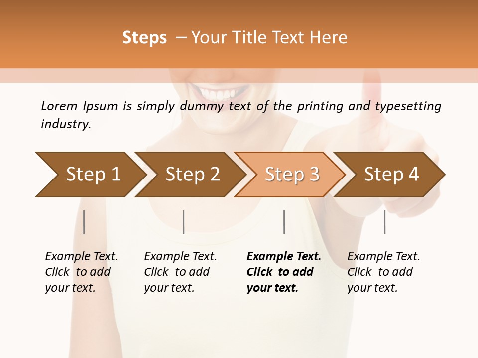 Individual Follow Stand PowerPoint Template