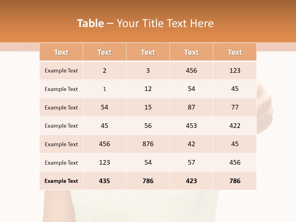 Individual Follow Stand PowerPoint Template