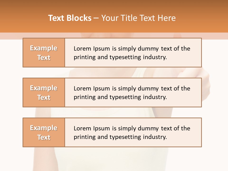 Individual Follow Stand PowerPoint Template