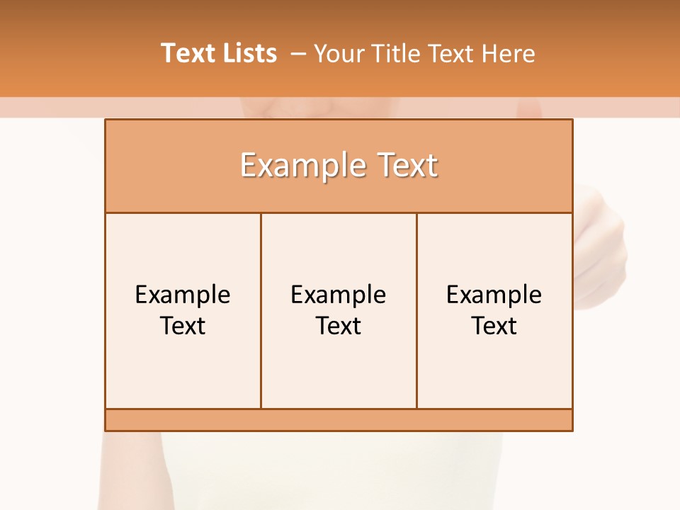Individual Follow Stand PowerPoint Template