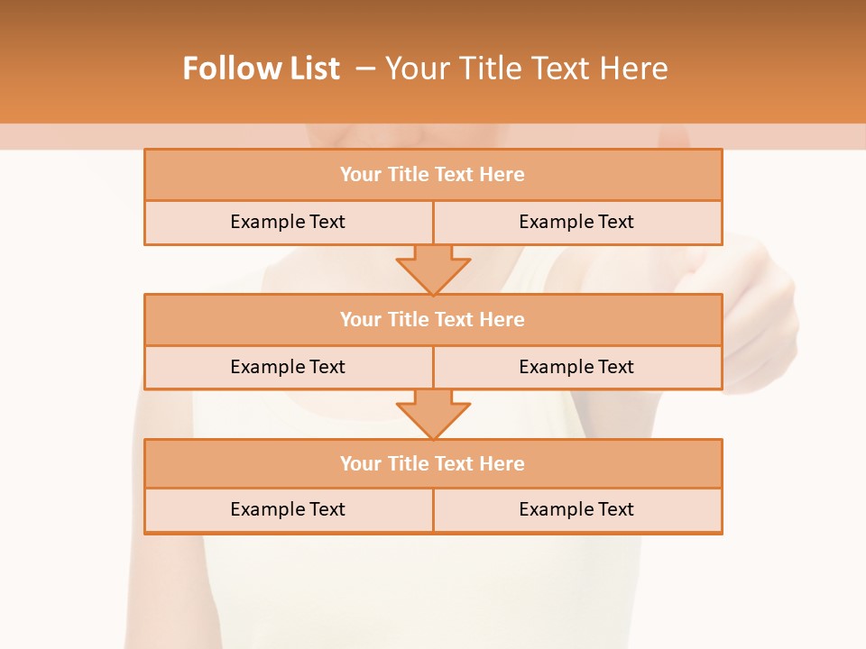 Individual Follow Stand PowerPoint Template