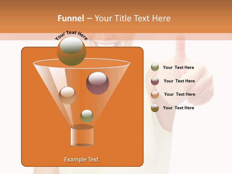 Individual Follow Stand PowerPoint Template