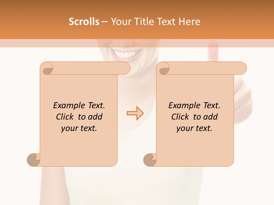 Individual Follow Stand PowerPoint Template