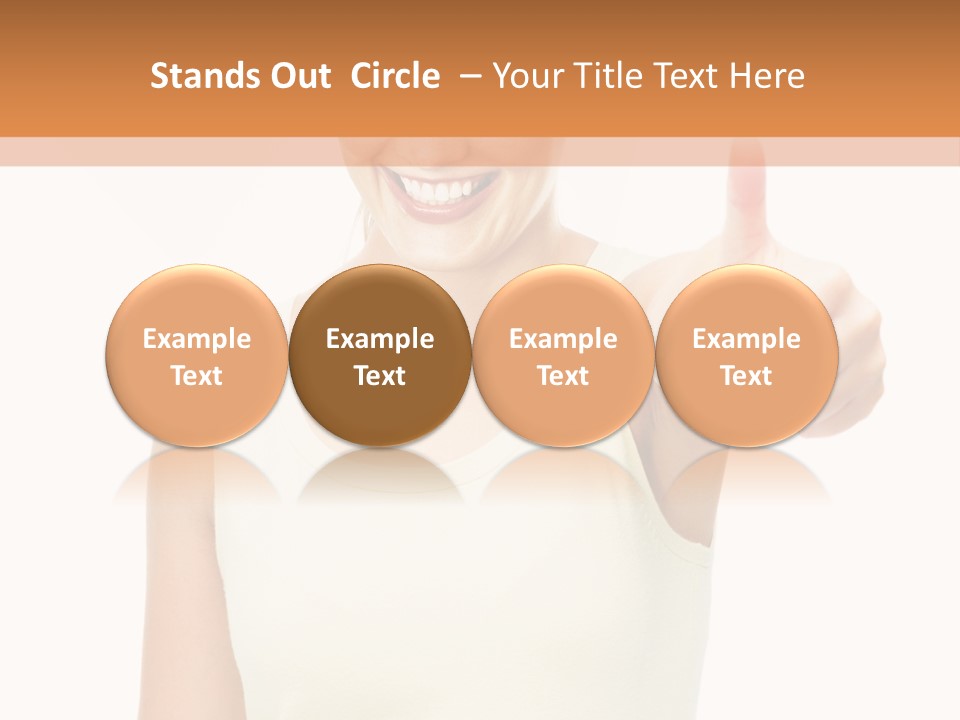 Individual Follow Stand PowerPoint Template