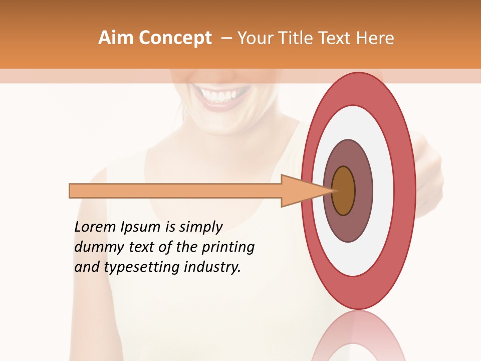 Individual Follow Stand PowerPoint Template