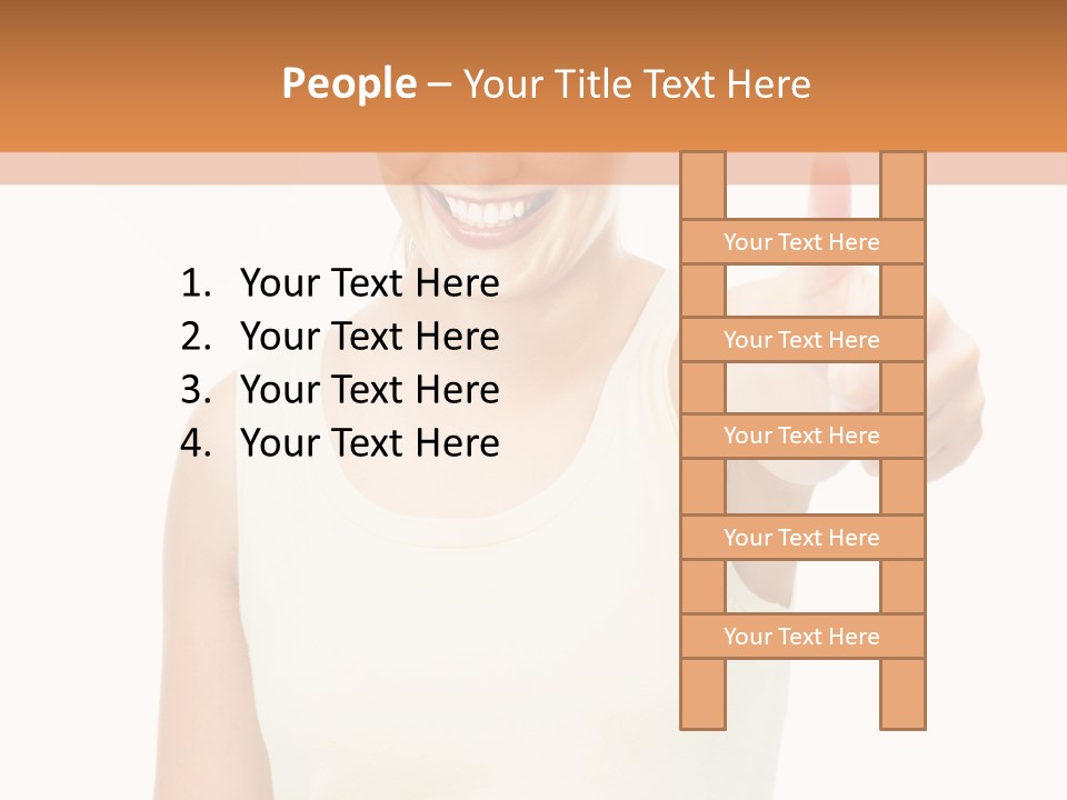 Individual Follow Stand PowerPoint Template