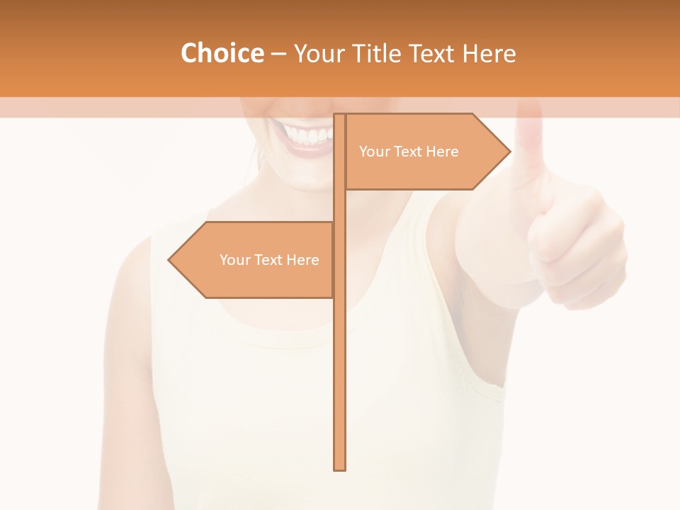 Individual Follow Stand PowerPoint Template
