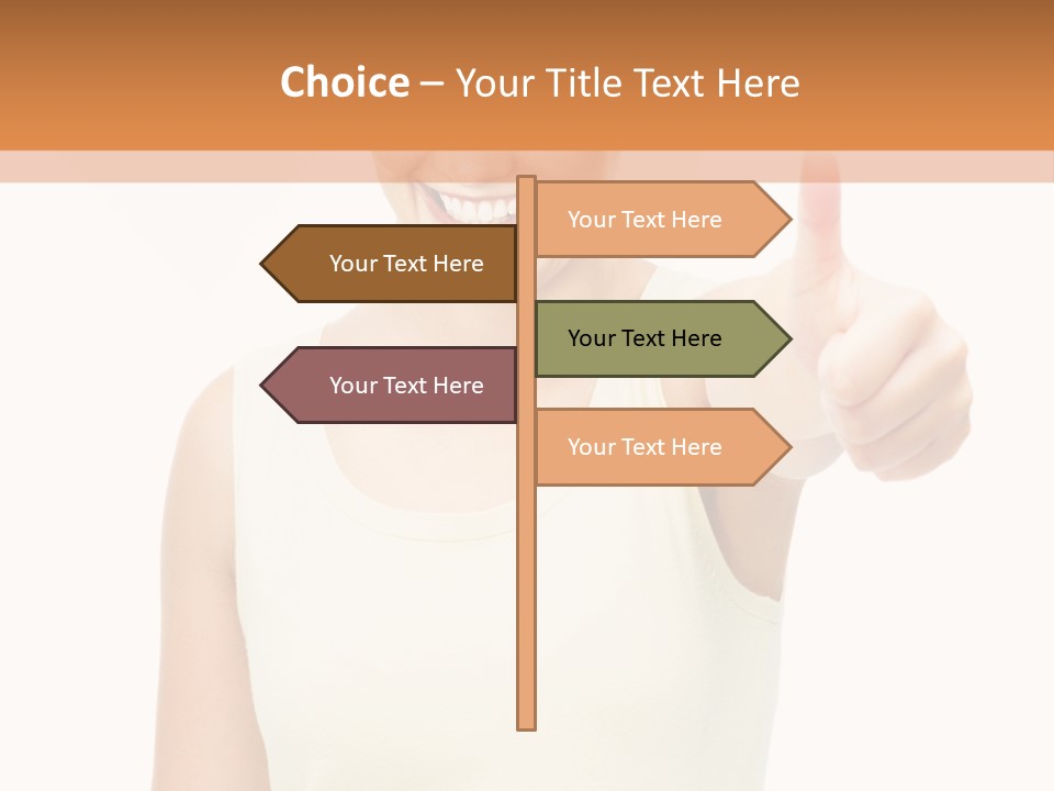 Individual Follow Stand PowerPoint Template