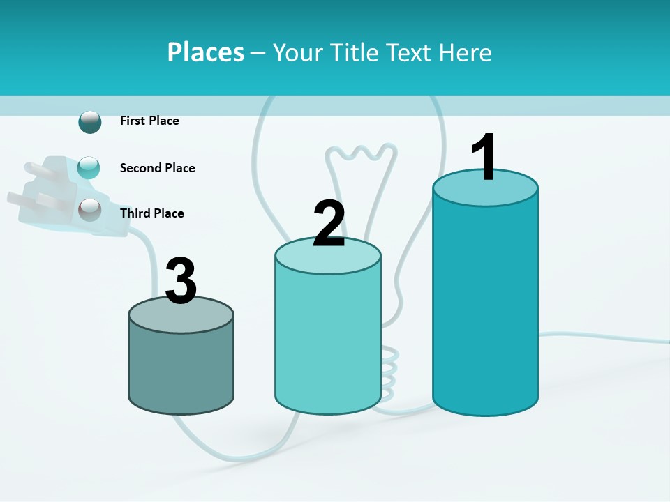 Connector Cable Closeup PowerPoint Template